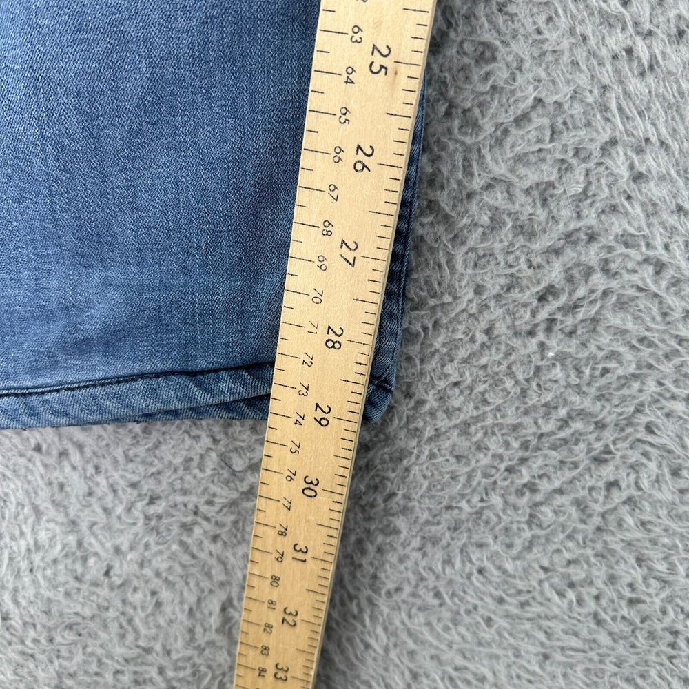 Paige Jeans Mens 30x30 Blue Federal Straight Stretch Denim USA Logo - Picture 3 of 11